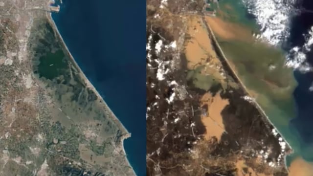 Valencia antes y después de la DANA