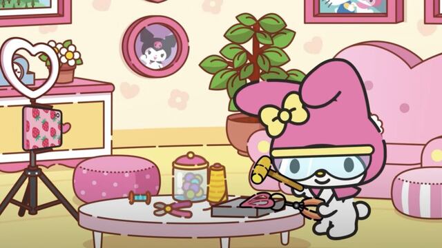 My Melody enseña a hacer manualidades