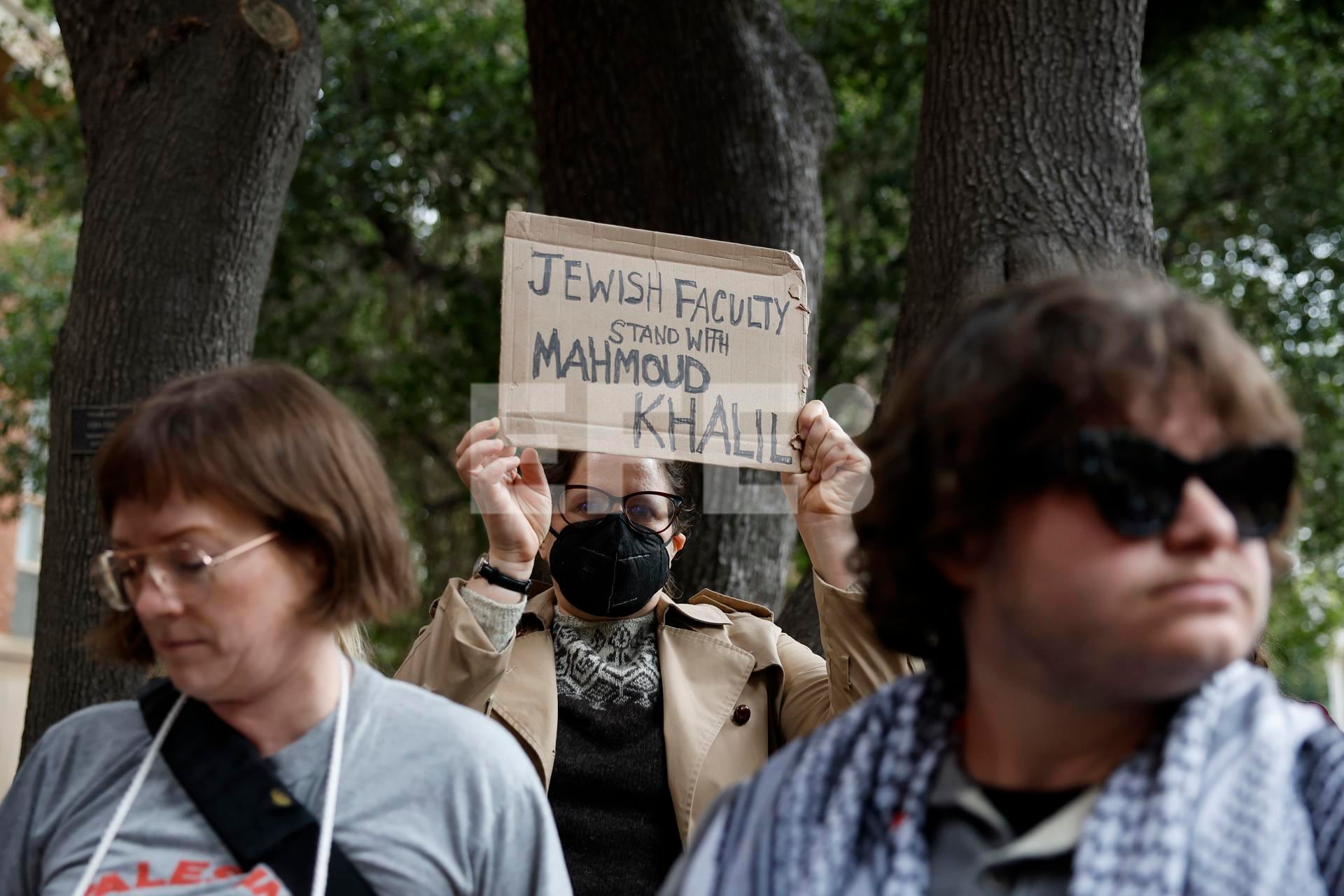 Protestas por Mahmoud Khalil.