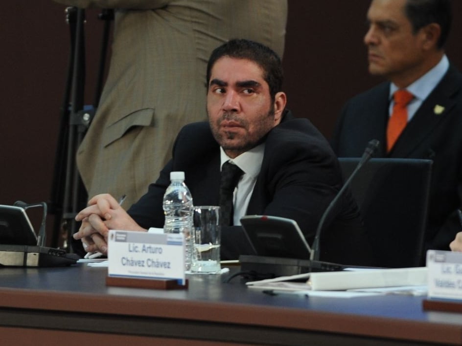 Jorge Kahwagi Macari, como diputado de Nueva Alianza en 2010.