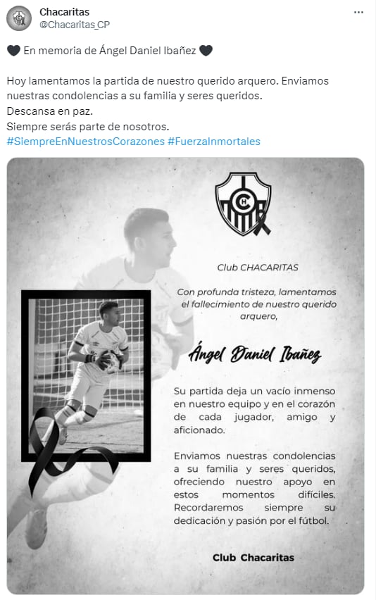 Lamentan muerte de portero