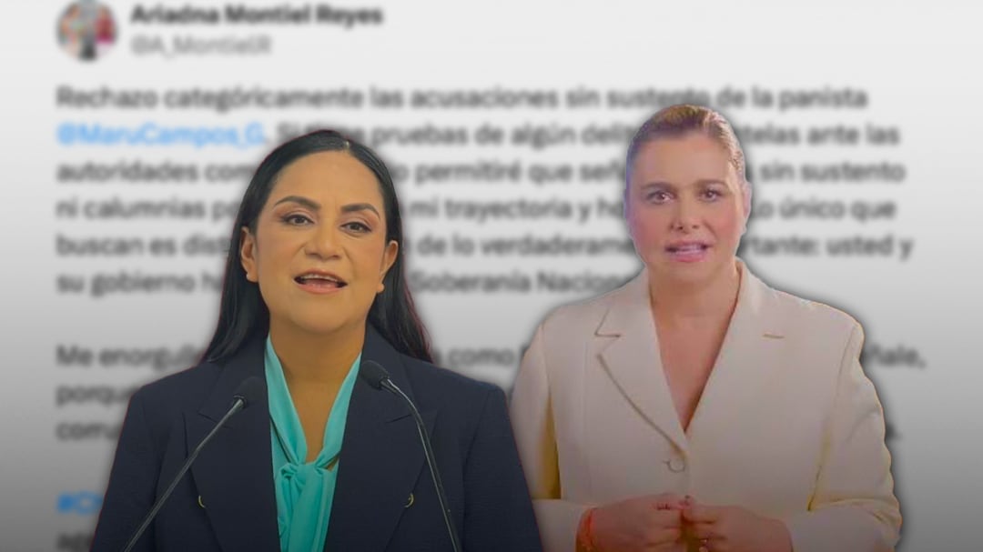 Ariadna Montiel rechaza acusaciones de Maru Campos sobre presuntos nexos con el Cártel de Sinaloa