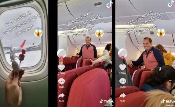 Se escapa de su trabajo y se encuentra a su jefe