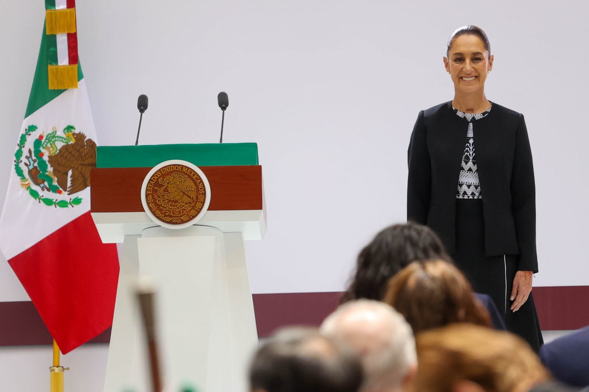 Claudia Sheinbaum en su primer informe de gobierno