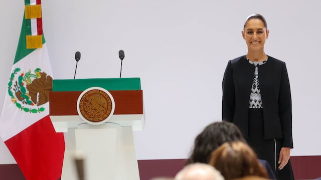 Claudia Sheinbaum en su primer informe de gobierno