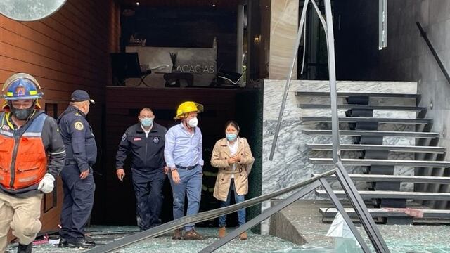 Explosión en edificio de avenida Coyoacán