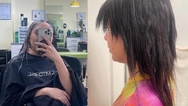 Quería ser rubia y terminó sin cabello