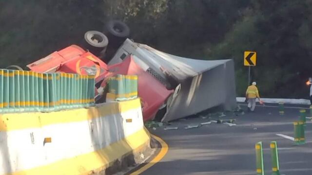 ACCIDENTE AUTOPISTA MÉXICO-CUERNAVACA