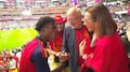 Ana Botín comparte foto con Speed durante el Francia vs España