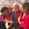 Ana Botín comparte foto con Speed durante el Francia vs España