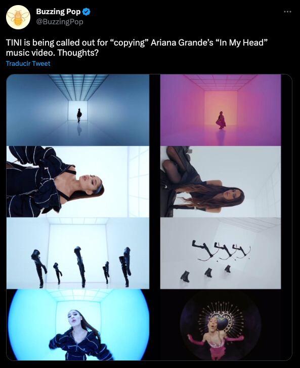 Tini stoessel le habría copiado a Ariana Grande