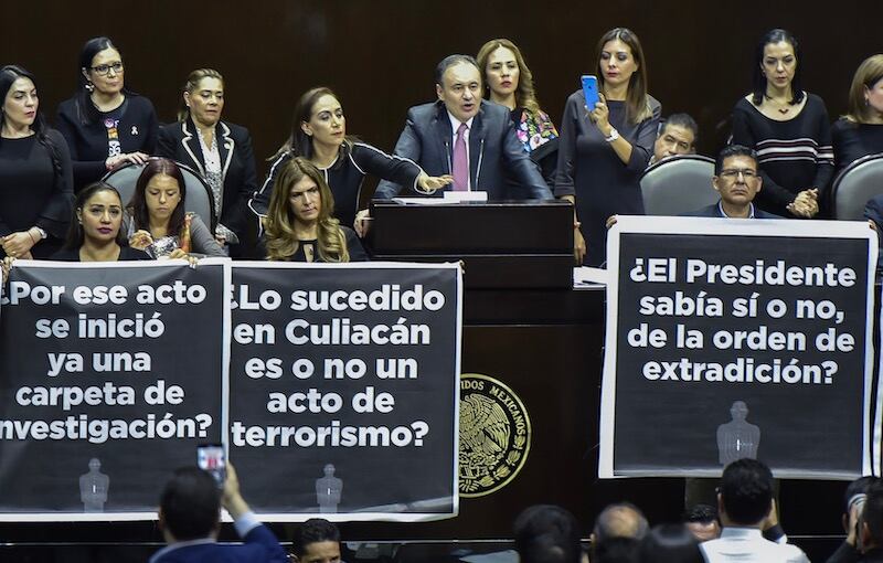 Alfonso Durazo, titular de la Secretaría de Seguridad Pública, comparece ante Cámara de Diputados