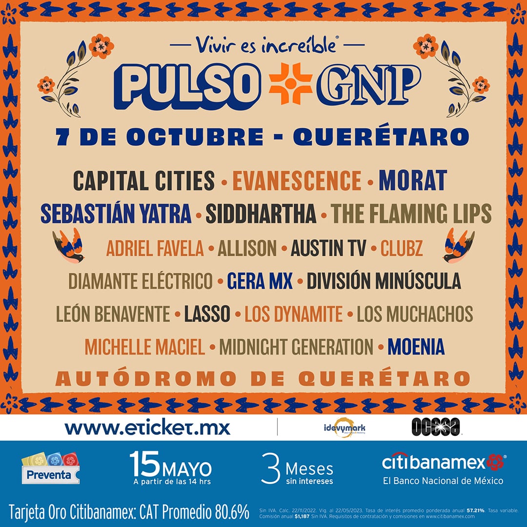 Pulso GNP 2023: Precio de boletos para concierto y cartel oficial, pero tienes qué adivinar