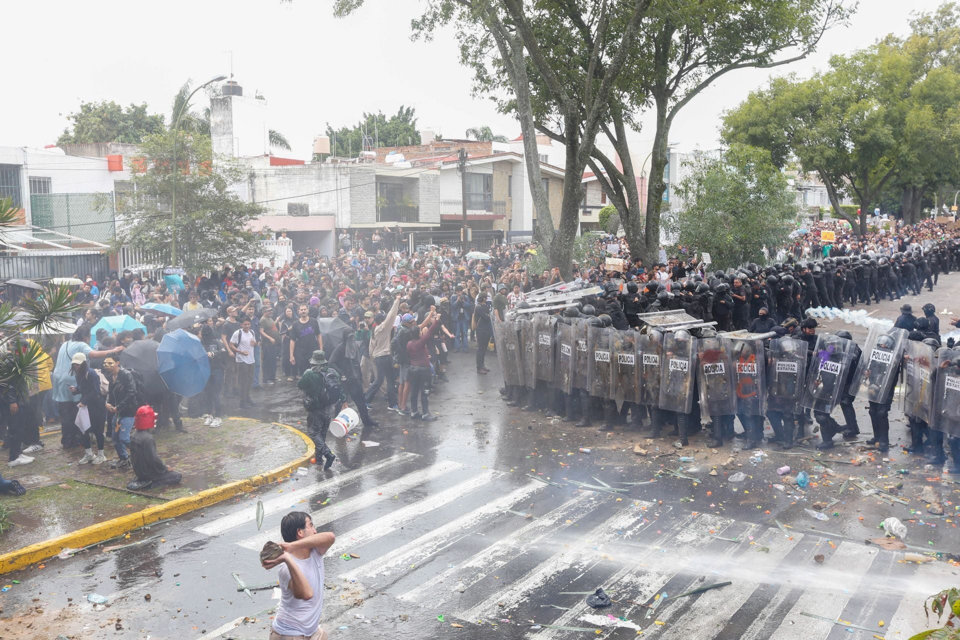 Protestas por agua limpia en Jalisco