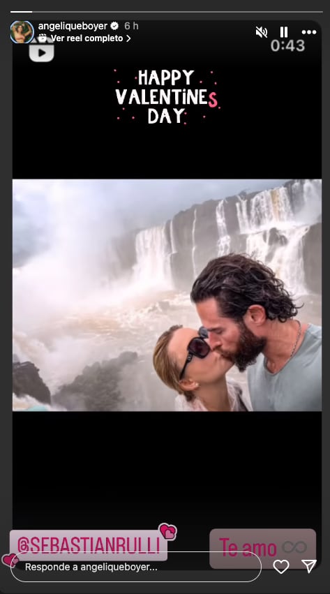 Angelique Boyer responde con un "te amo" a Sebastián Rulli