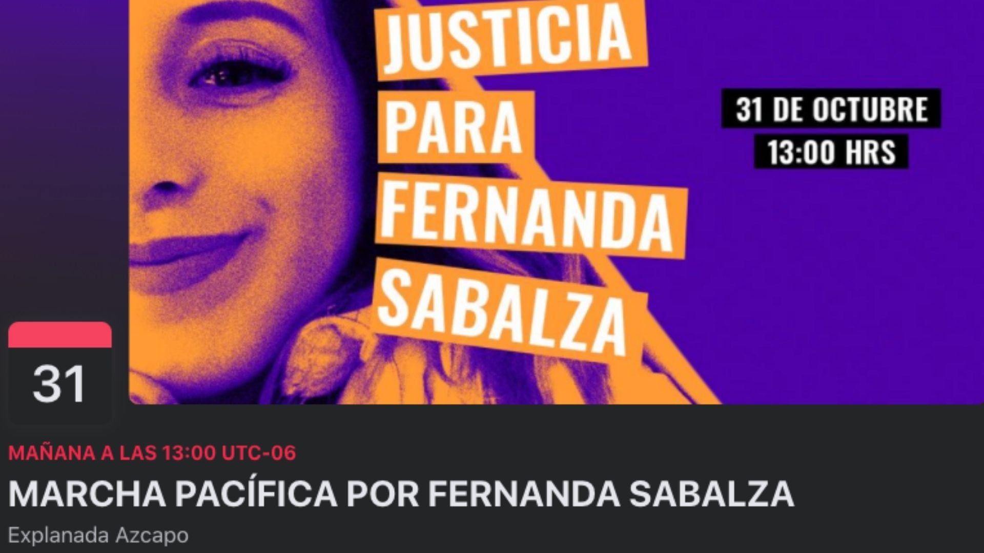 Marcha por Fernanda