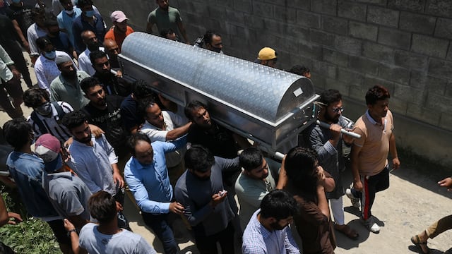 Funeral en India.