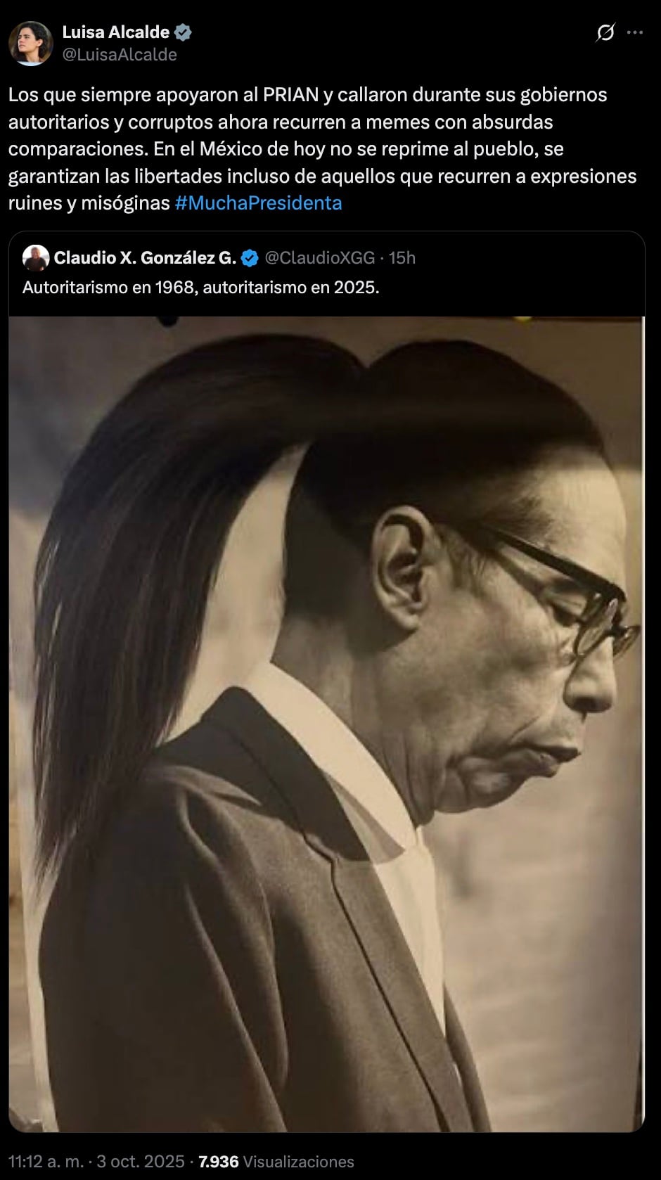 meme de Claudio X. González