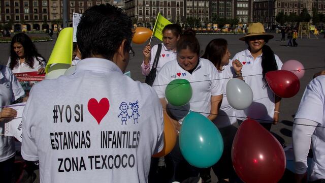 Manifestación Estancias Infantiles