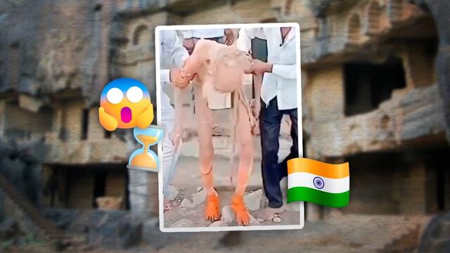 Presunto anciano de 188 años de edad fue hallado en una cueva en Bangalore, India