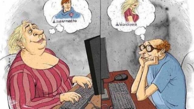 Los sitios de citas online están repletos de mujeres poco agraciadas que se muestran sensuales.