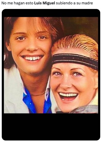 Reacciones por la foto de Luis Miguel y Marcela Basteri en el Día de las Madres