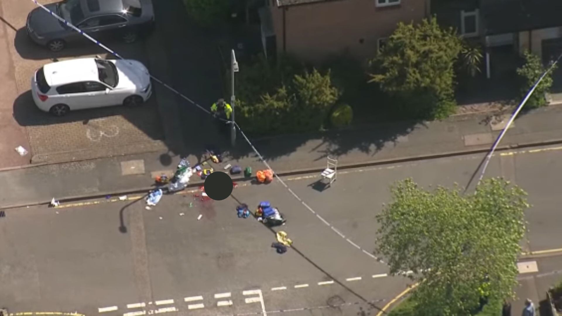 Escena del crimen en Londres