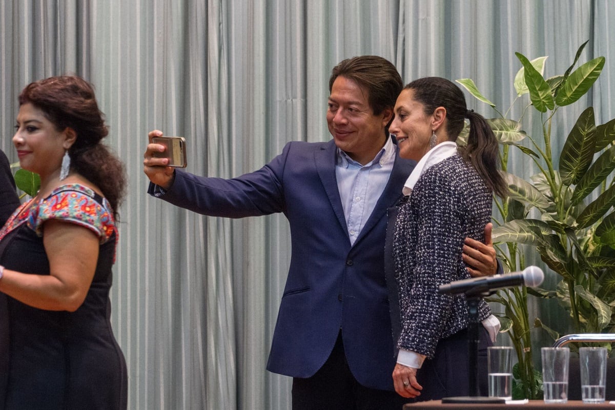 Claudia Sheinbaum y Mario Delgado