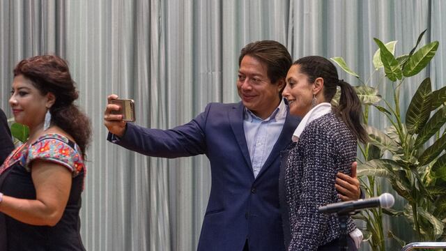 Claudia Sheinbaum y Mario Delgado