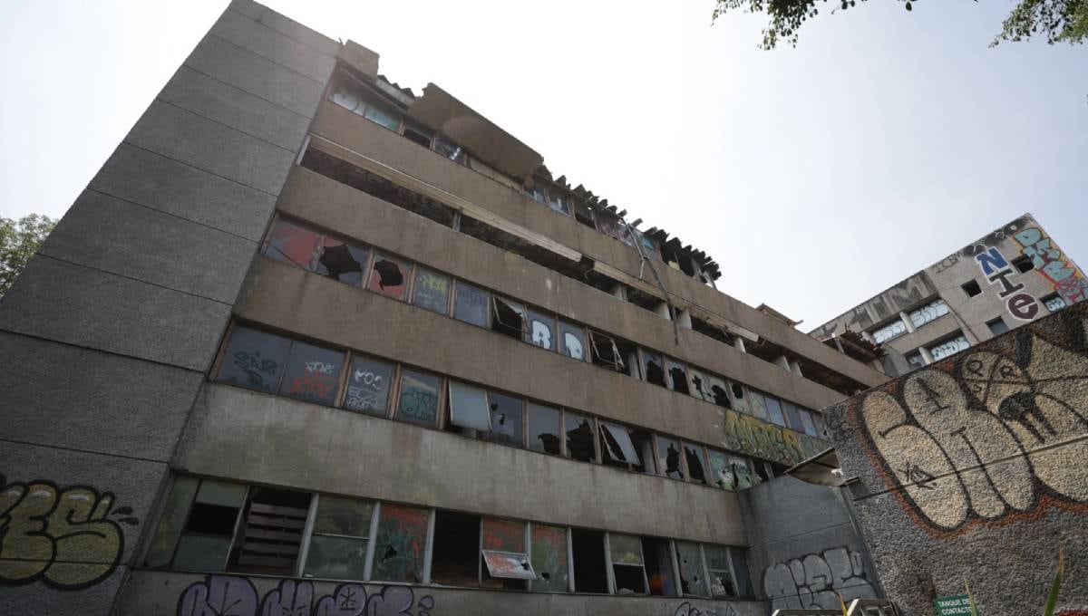 Hospital ISSSTE Tlatelolco abandonado