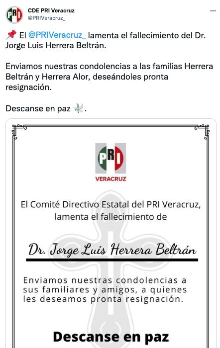 Tuit PRI Veracruz