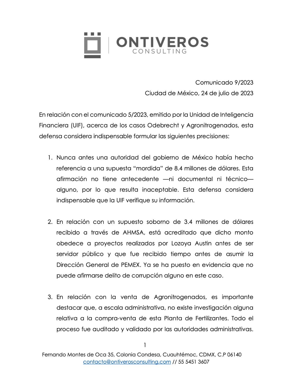 Defensa de Emilio Lozoya acusa que no hay sustento para pedir 505 millones de pesos como reparación de daño