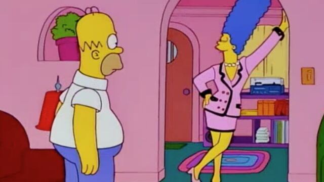 Marge Simpson y su vestido Chanel multiusos