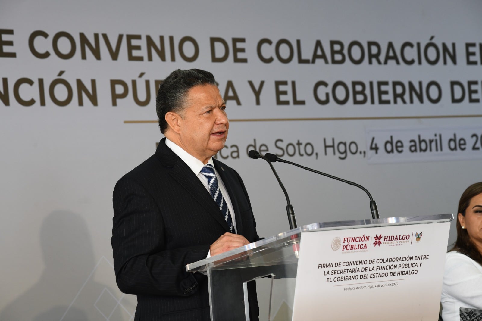 En Hidalgo, Julio Menchaca y SFP firmaron acuerdo en pro del presupuesto público