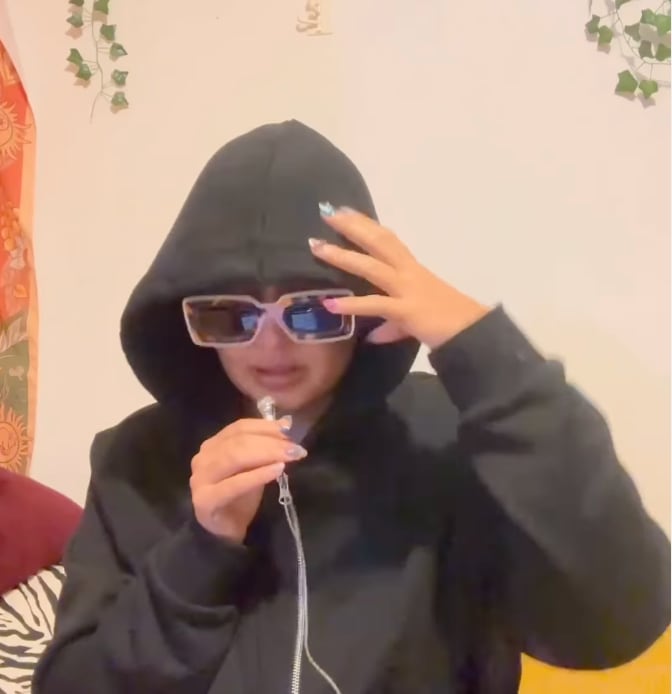 Romina Marcos tiene herpes zoster