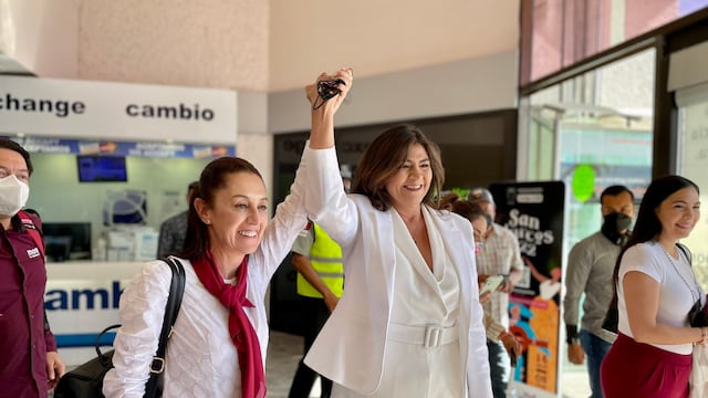Nora Ruvalcaba y Claudia Sheinbaum