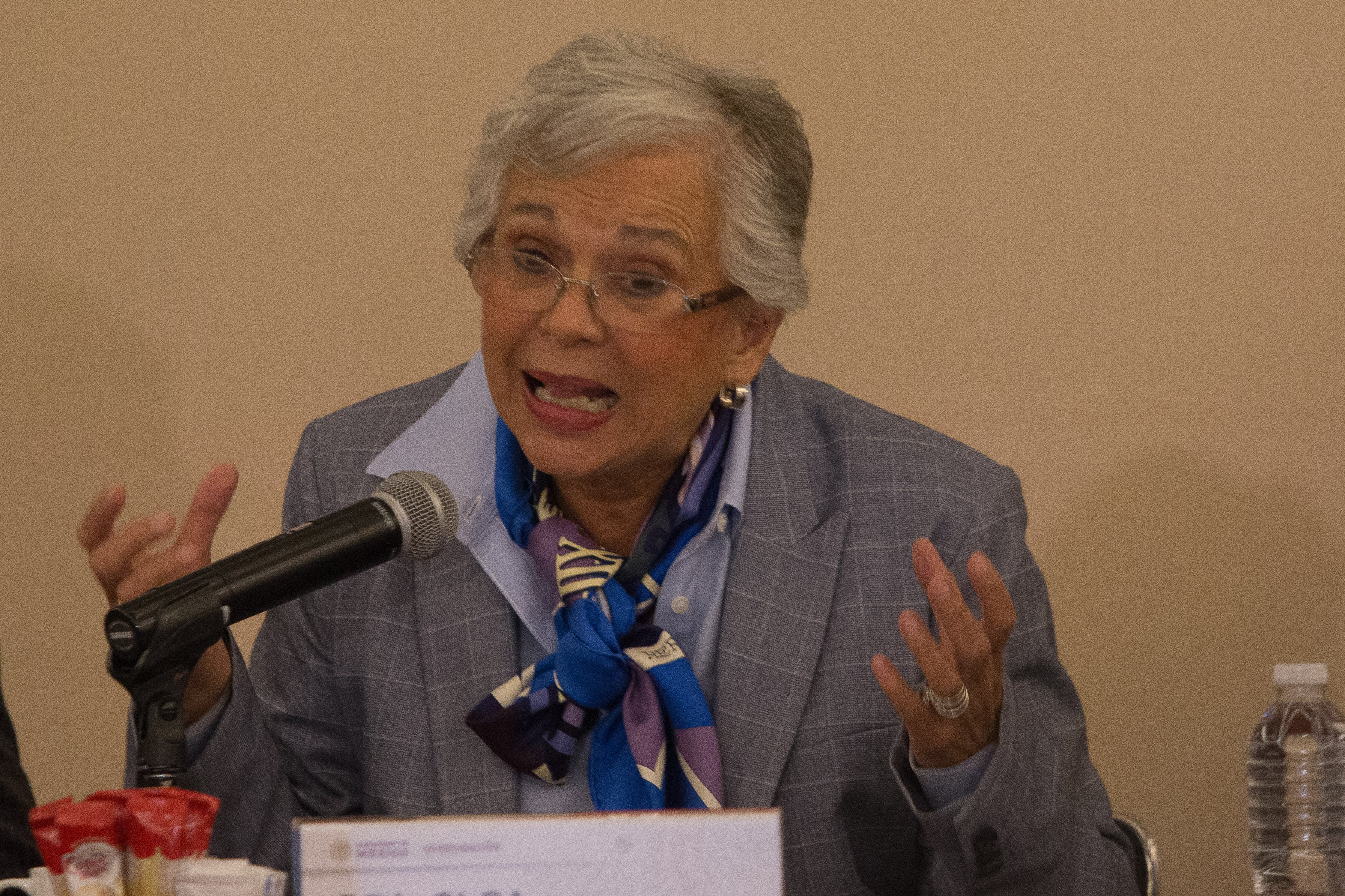 Olga Sánchez Cordero, secretaria de Gobernación.
