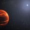 El telescopio James Webb descubrió un planeta rojo gigante a 40 años luz de la Tierra