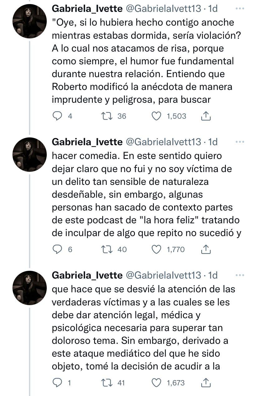 Tuit, Gabriela Sandoval