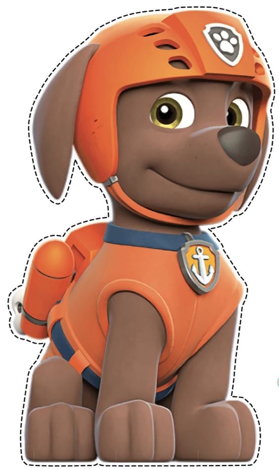 Sticker de Zuma de Paw Patrol