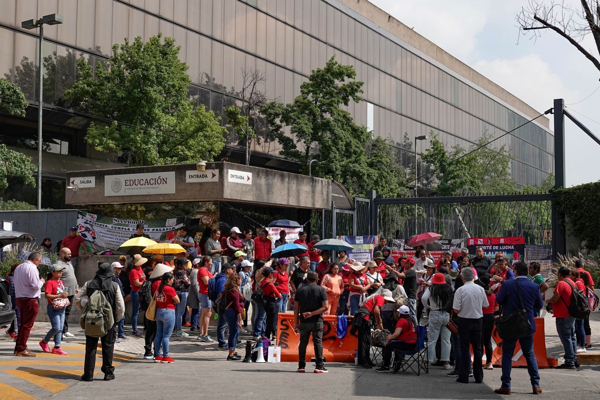 CNTE en huelga nacional de la CDMX.