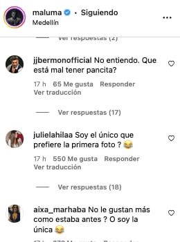 Prefieren a Maluma con pancita
