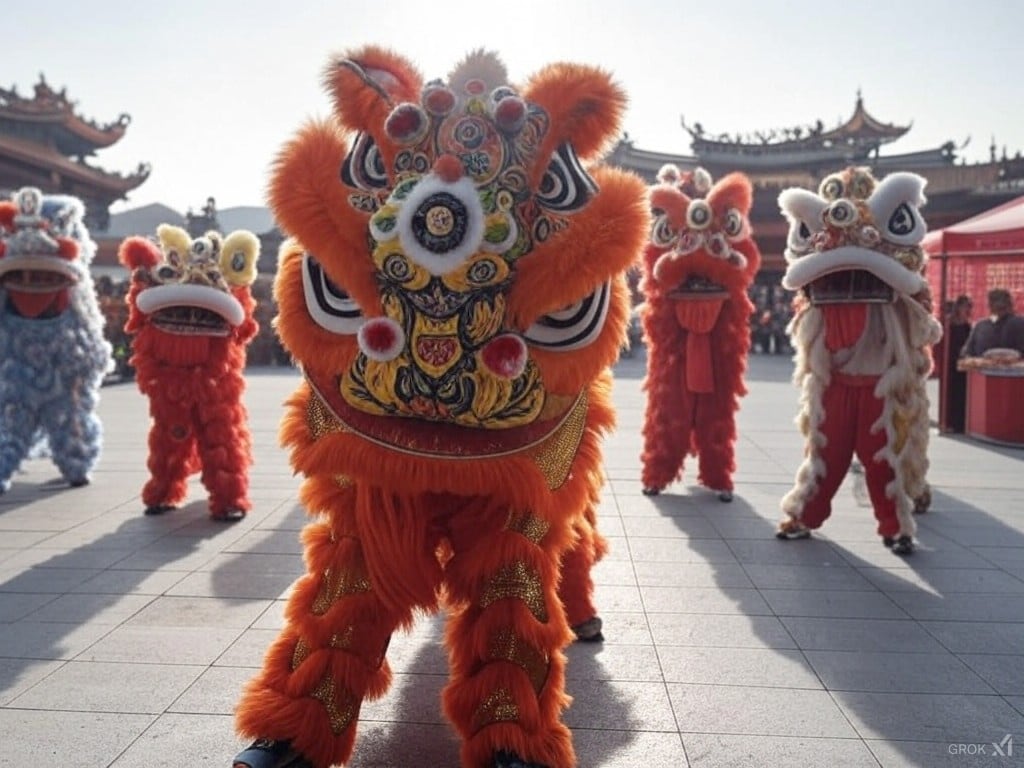 La danza del León Chino, un ritual para el Año Nuevo Chino 2025
