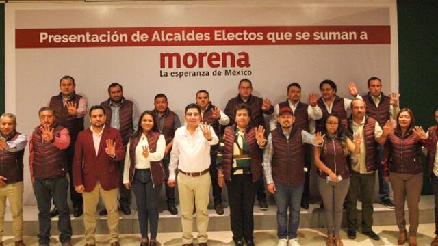 Alcaldes electos que se suman a Morena