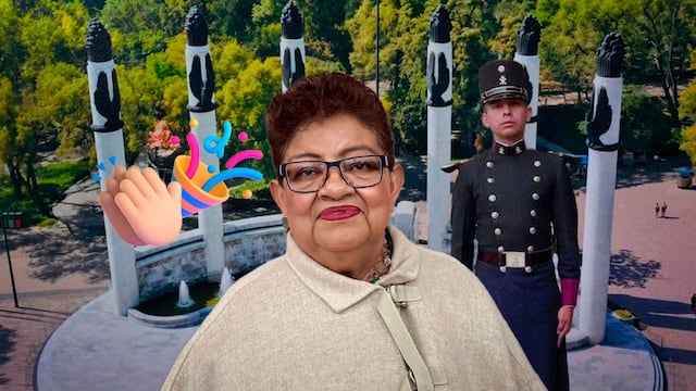 Ernestina Godoy reconoce a cadetes del Colegio Militar en aniversario de la Batalla de Chapultepec
