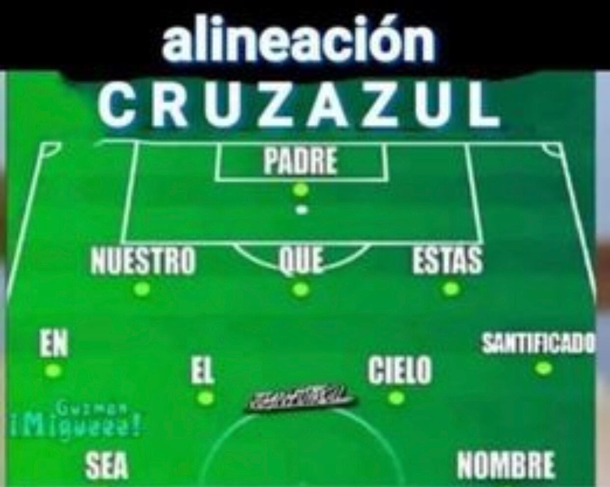 Meme Cruz Azul