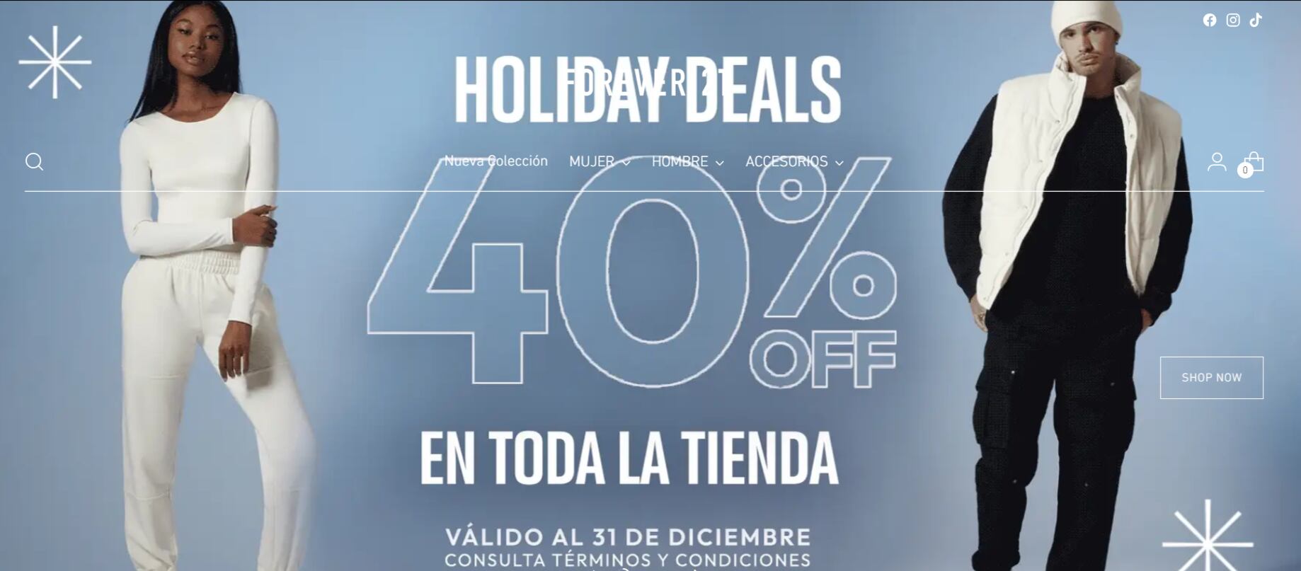 Forever 21 trae las mejores ofertas en sus rebajas de fin de año 2023