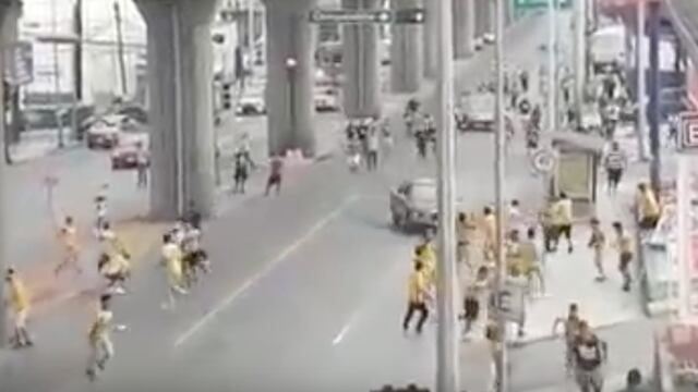 Agresión entre aficionados