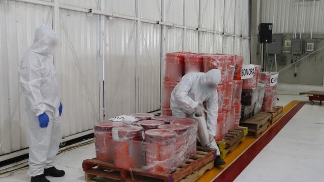 FGR destruye millones de pastillas de fentanilo