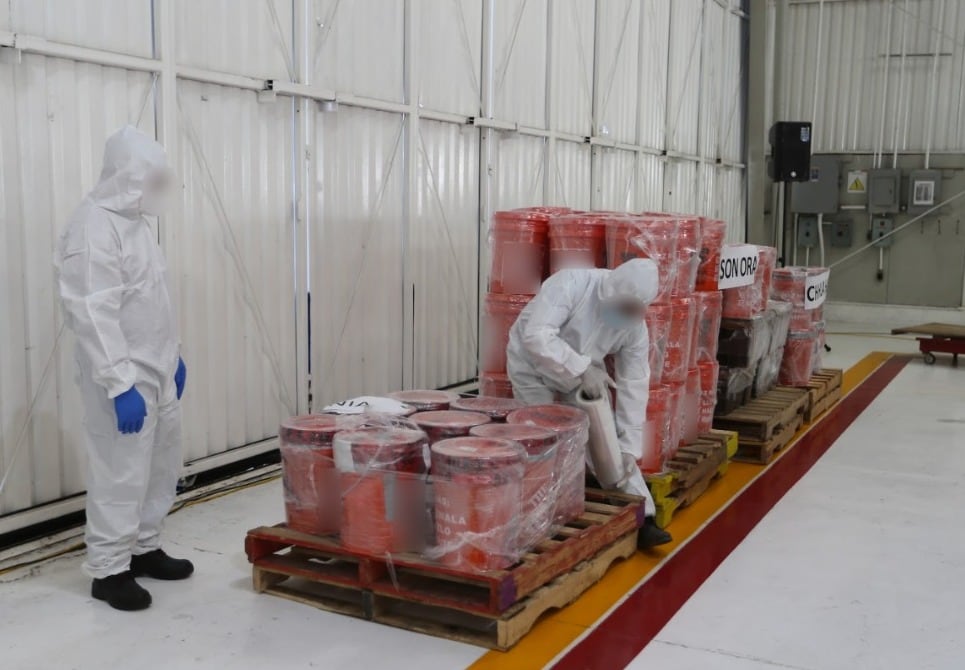 FGR destruye millones de pastillas de fentanilo